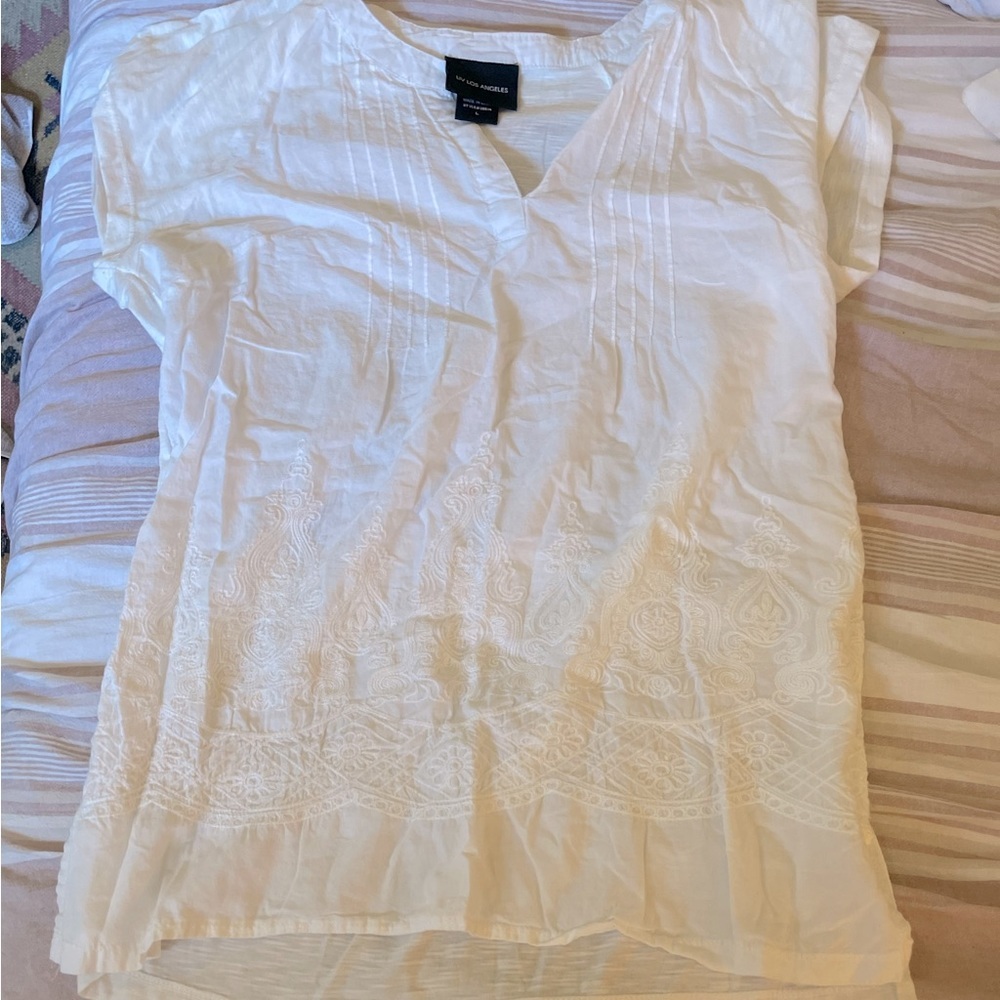 white large blouse